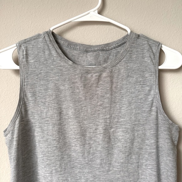 Lululemon Gray All Yours Workout Tank Top - Picture 3 of 3